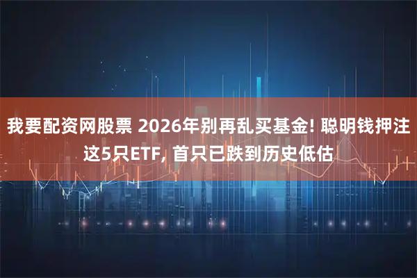 我要配资网股票 2026年别再乱买基金! 聪明钱押注这5只ETF, 首只已跌到历史低估
